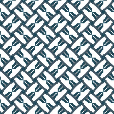 Modern geometrik vektör tasarımı, kusursuz desen çizimi