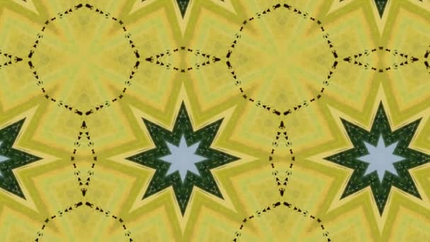 Naadloze vector patroon in geometrische ornamentale stijl — Stockvideo