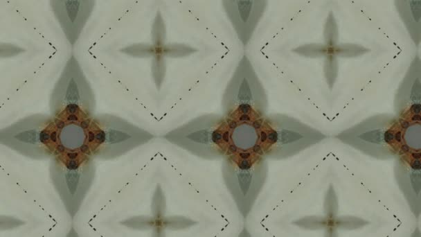 Nahtloses Vektormuster im geometrischen ornamentalen Stil — Stockvideo