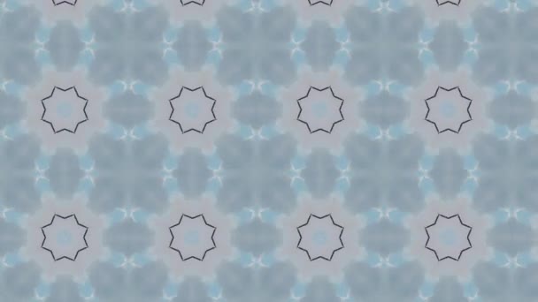 Naadloze vector patroon in geometrische ornamentale stijl — Stockvideo