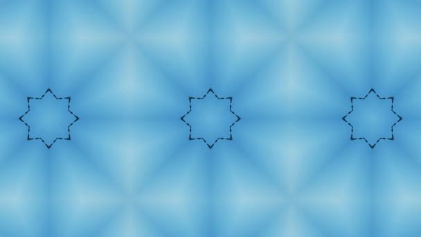 Naadloze vector patroon in geometrische ornamentale stijl — Stockvideo