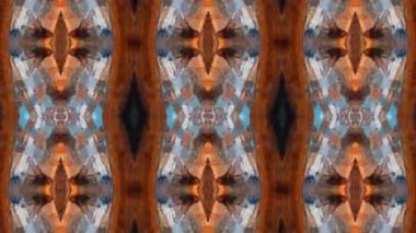 Dikensiz geometrik süslemeli görüntü. Soyut illüzyon arka planı