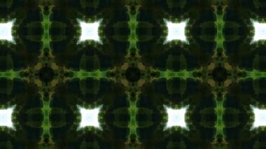 Dikensiz geometrik süslemeli görüntü. Soyut illüzyon arka planı