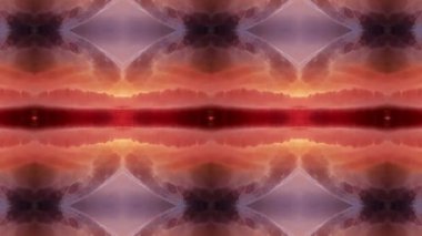 Dikensiz geometrik süslemeli görüntü. Soyut illüzyon arka planı