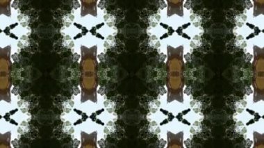 Dikensiz geometrik süslemeli görüntü. Soyut illüzyon arka planı