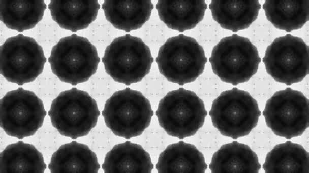 Bilder Med Sömlösa Geometriska Prydnadsmönster Abstrakt Illusion Bakgrund — Stockvideo