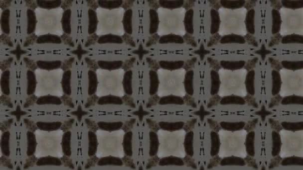 シームレスな幾何学装飾パターンの映像 アブストラクト幻想背景 — ストック動画