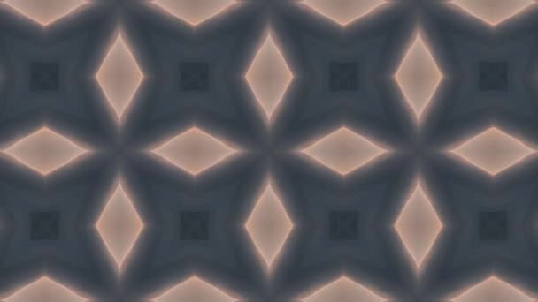 Beelden Met Een Naadloos Geometrisch Sierpatroon Abstracte Illusie Achtergrond — Stockvideo