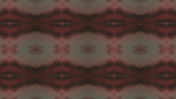 Filmati Con Motivo Geometrico Ornamentale Senza Cuciture Sfondo Astratto Illusione — Video Stock