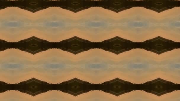 Bilder Med Sömlösa Geometriska Prydnadsmönster Abstrakt Illusion Bakgrund — Stockvideo