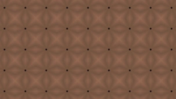 Záběry Bezešvým Geometrickým Ornamentálním Vzorem Abstraktní Iluzní Pozadí — Stock video