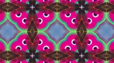 Dikensiz geometrik süslemeli görüntü. Soyut illüzyon arka planı