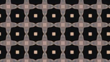 Dikensiz geometrik süslemeli görüntü. Soyut illüzyon arka planı