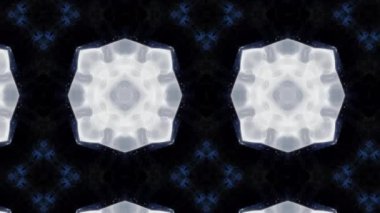 Dikensiz geometrik süslemeli görüntü. Soyut illüzyon arka planı