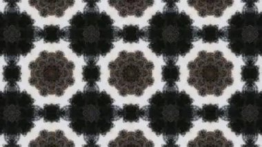 Dikensiz geometrik süslemeli görüntü. Soyut illüzyon arka planı