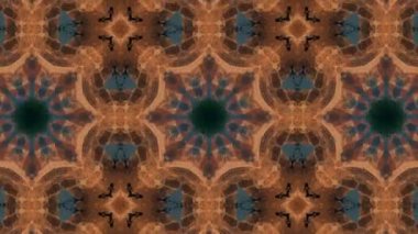 Dikensiz geometrik süslemeli görüntü. Soyut illüzyon arka planı