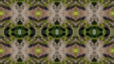 Dikensiz geometrik süslemeli görüntü. Soyut illüzyon arka planı