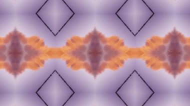 Dikensiz geometrik süslemeli görüntü. Soyut illüzyon arka planı