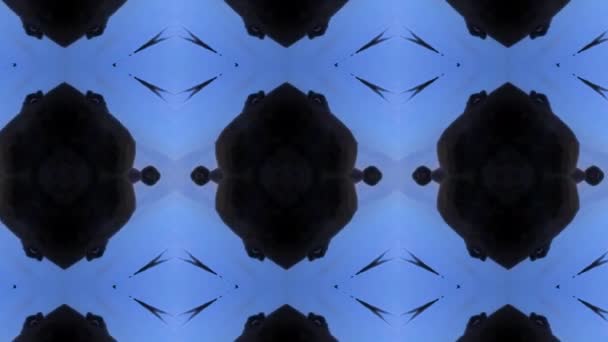 Beelden Met Een Naadloos Geometrisch Sierpatroon Abstracte Illusie Achtergrond — Stockvideo