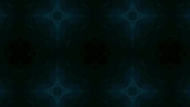 Verfilmung Mit Nahtlosem Geometrischen Ornamentmuster Hintergrund Abstrakter Illusionen — Stockvideo