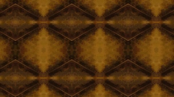 Footage Seamless Geometric Ornamental Pattern Abstract Illusion Background — Stock Video