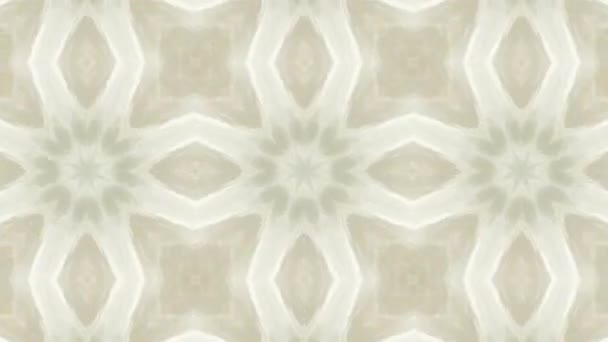 Filmación Con Patrón Ornamental Geométrico Sin Costuras Fondo Abstracto Ilusión — Vídeo de stock