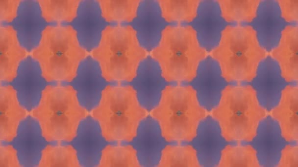 Beelden Met Een Naadloos Geometrisch Sierpatroon Abstracte Illusie Achtergrond — Stockvideo