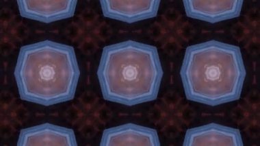 Dikensiz geometrik süslemeli görüntü. Soyut illüzyon arka planı