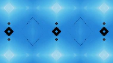 Dikensiz geometrik süslemeli görüntü. Soyut illüzyon arka planı