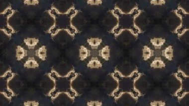 Dikensiz geometrik süslemeli görüntü. Soyut illüzyon arka planı