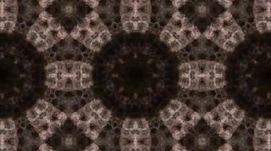 Dikensiz geometrik süslemeli görüntü. Soyut illüzyon arka planı