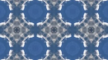 Dikensiz geometrik süslemeli görüntü. Soyut illüzyon arka planı