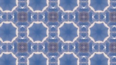 Dikensiz geometrik süslemeli görüntü. Soyut illüzyon arka planı