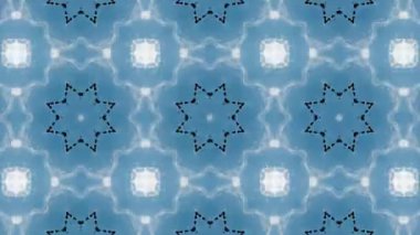 Dikensiz geometrik süslemeli görüntü. Soyut illüzyon arka planı
