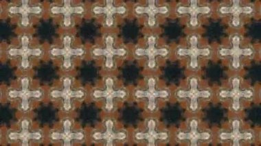 Dikensiz geometrik süslemeli görüntü. Soyut illüzyon arka planı