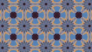 Dikensiz geometrik süslemeli görüntü. Soyut illüzyon arka planı