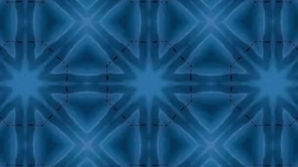 Кадри Безшовним Геометричним Орнаментальним Візерунком Абстрактний Фон Ілюзії — стокове відео