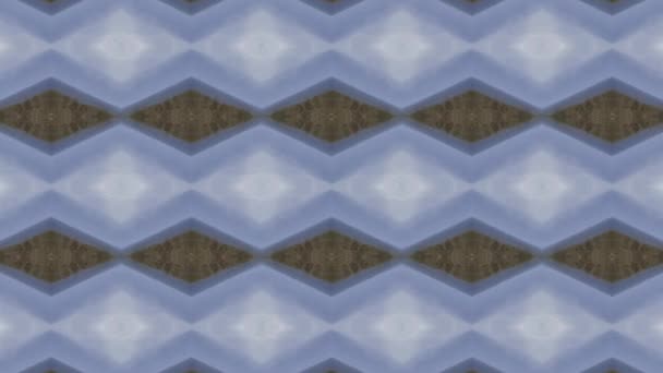 Footage Dengan Seamless Geometric Ornamental Pola Latar Belakang Ilusi Abstrak — Stok Video