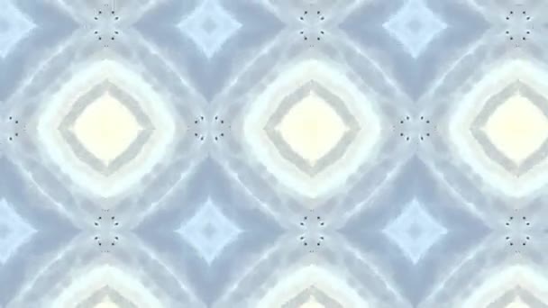 Bilder Med Sömlösa Geometriska Prydnadsmönster Abstrakt Illusion Bakgrund — Stockvideo