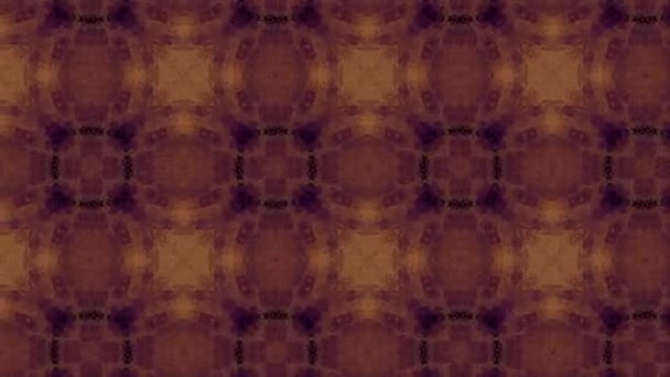 Footage Seamless Geometric Ornamental Pattern Abstract Illusion Background — Stock Video