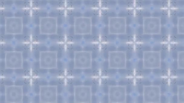 Footage Seamless Geometric Ornamental Pattern Abstract Illusion Background — Stock Video