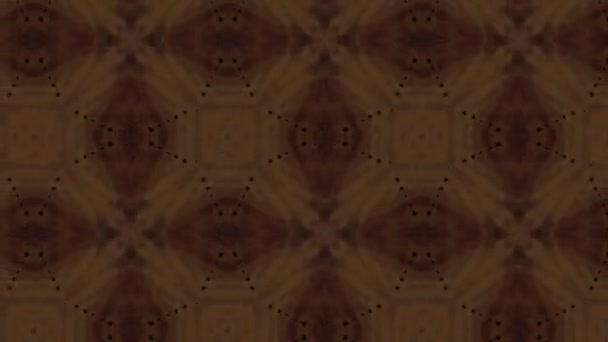 Footage Seamless Geometric Ornamental Pattern Abstract Illusion Background — Stock Video