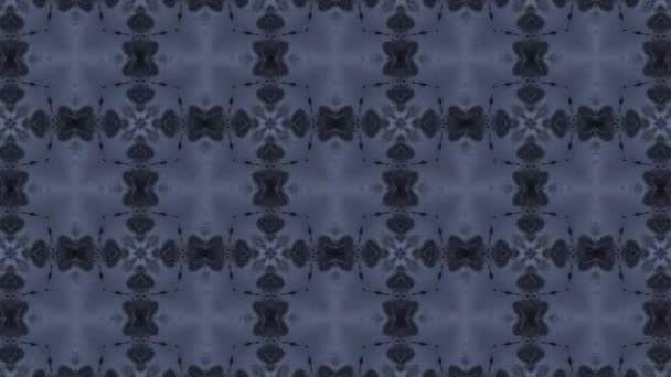 Footage Seamless Geometric Ornamental Pattern Abstract Illusion Background — Stock Video