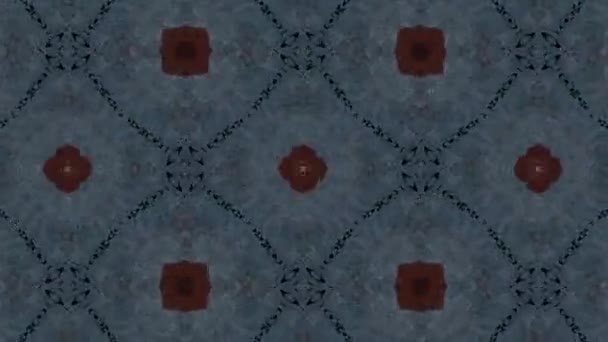 Beelden Met Een Naadloos Geometrisch Sierpatroon Abstracte Illusie Achtergrond — Stockvideo