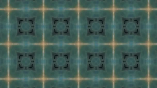 Bilder Med Sömlösa Geometriska Prydnadsmönster Abstrakt Illusion Bakgrund — Stockvideo