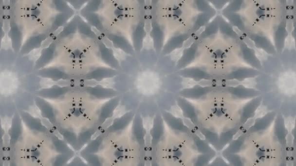 Beelden Met Een Naadloos Geometrisch Sierpatroon Abstracte Illusie Achtergrond — Stockvideo