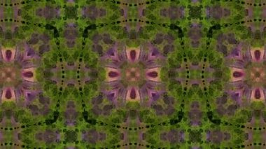 Dikensiz geometrik süslemeli görüntü. Soyut illüzyon arka planı