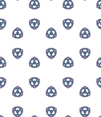 Modern geometrik vektör tasarımı, kusursuz desen çizimi