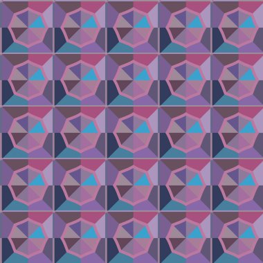 Modern geometrik vektör tasarımı, kusursuz desen çizimi