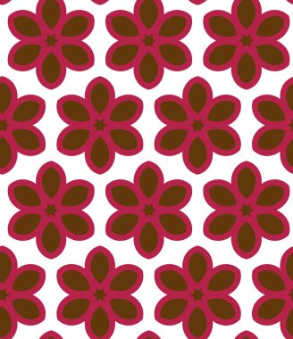 Modern geometrik vektör tasarımı, kusursuz desen çizimi